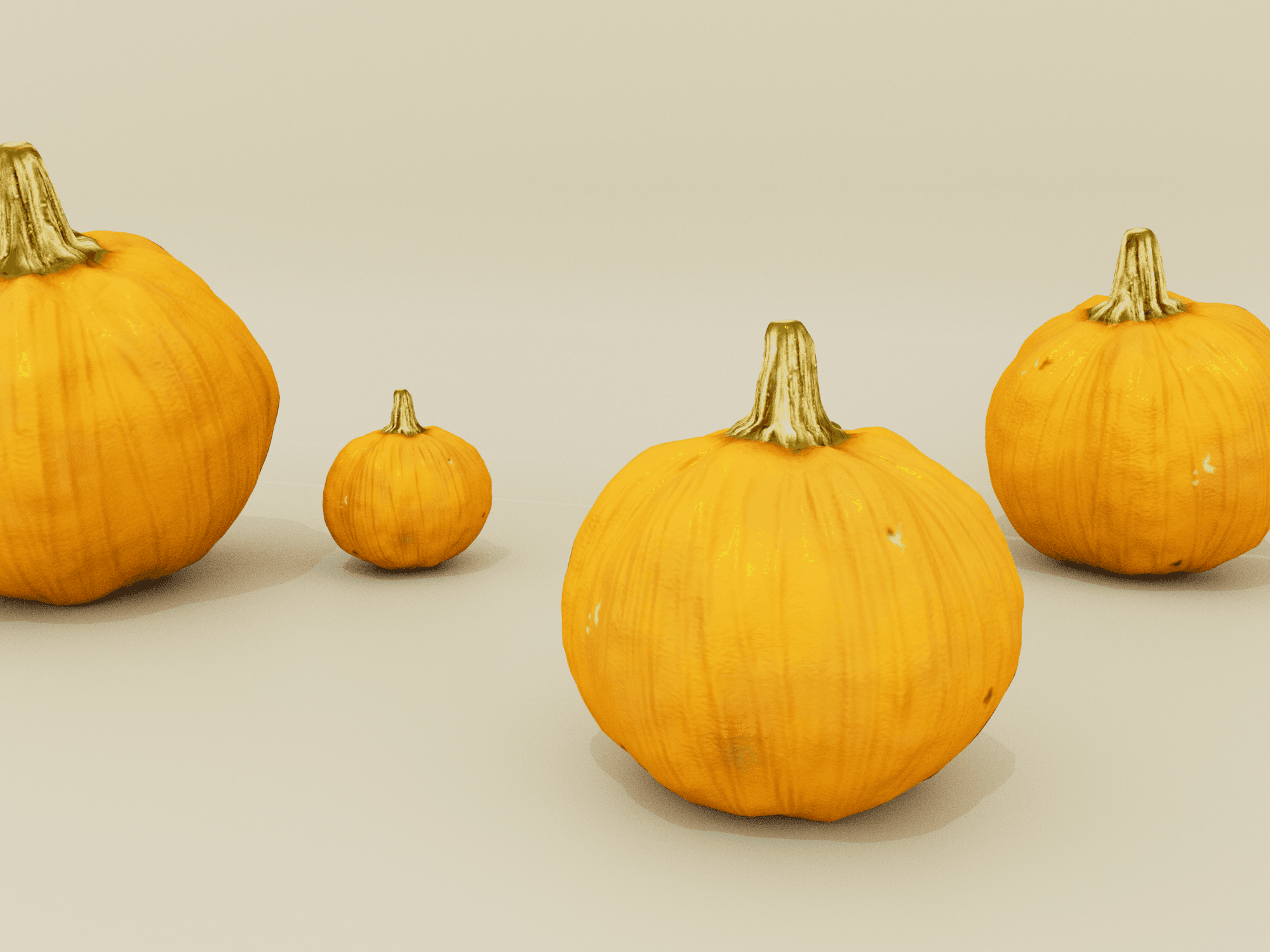 Background elements - pumpkins