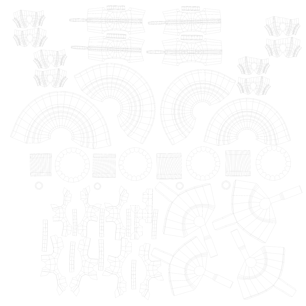 UV Outlines for legs