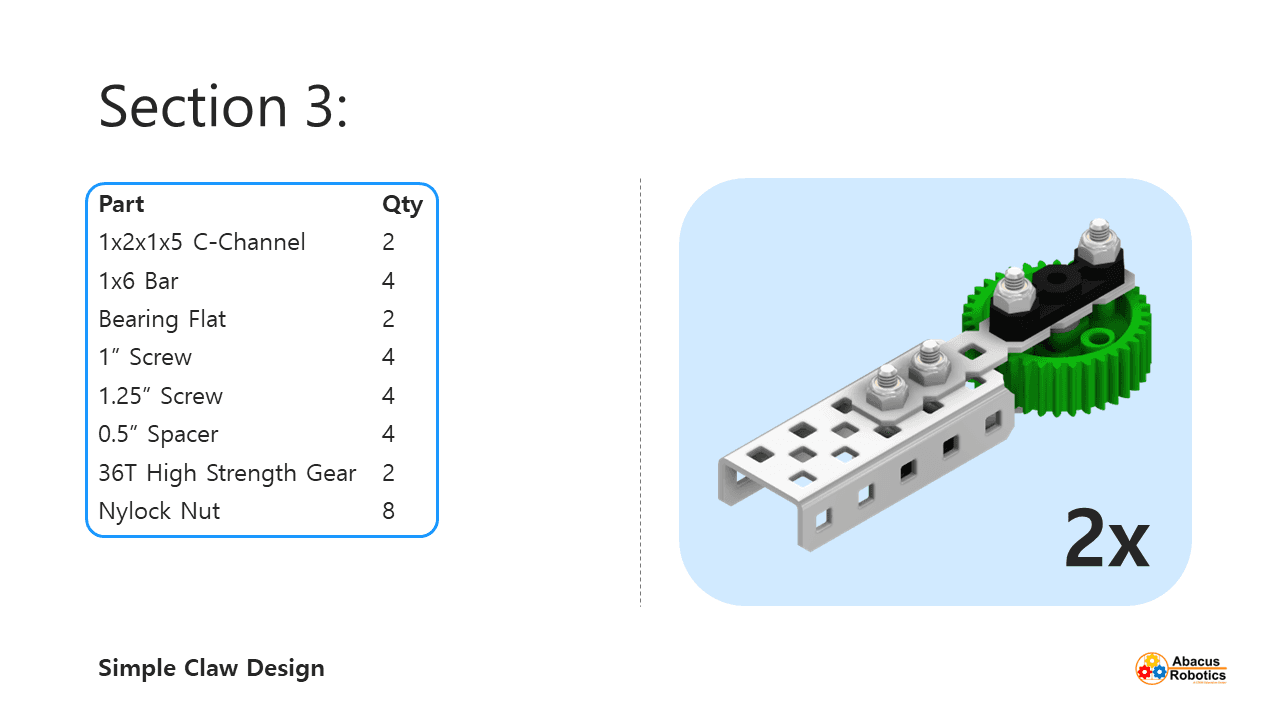 Abacus Robotics home page of company website